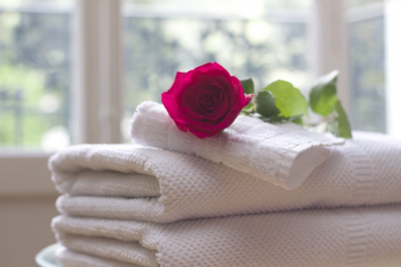 chambre-hote-GASSIN-min_towel_rose_clean_care_salon_spa_white_bath-731641